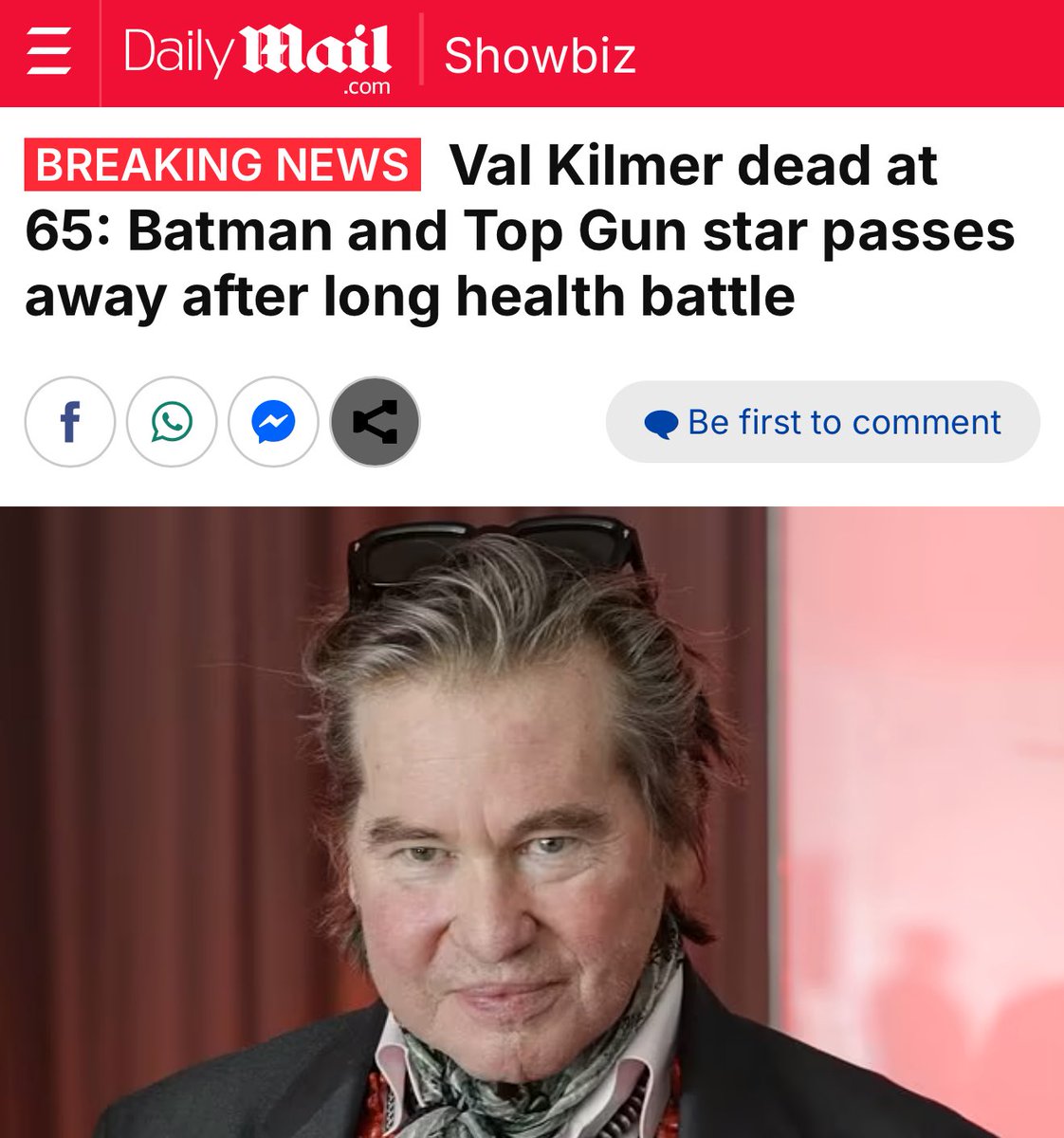 🚨BREAKING: Val Kilmer, Iconic Batman Star, Dies at 65 Amid Controversy!