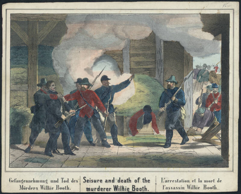 Booth's Fiery End: Assassin's Dramatic Demise Shocks Nation!
