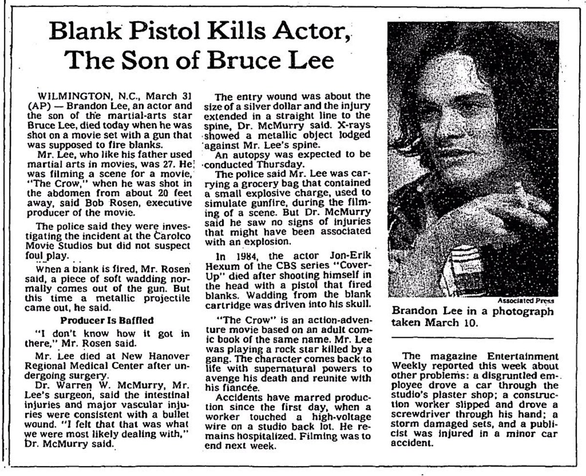 Brandon Lee's Tragic Death: Was It a Hollywood Conspiracy?
