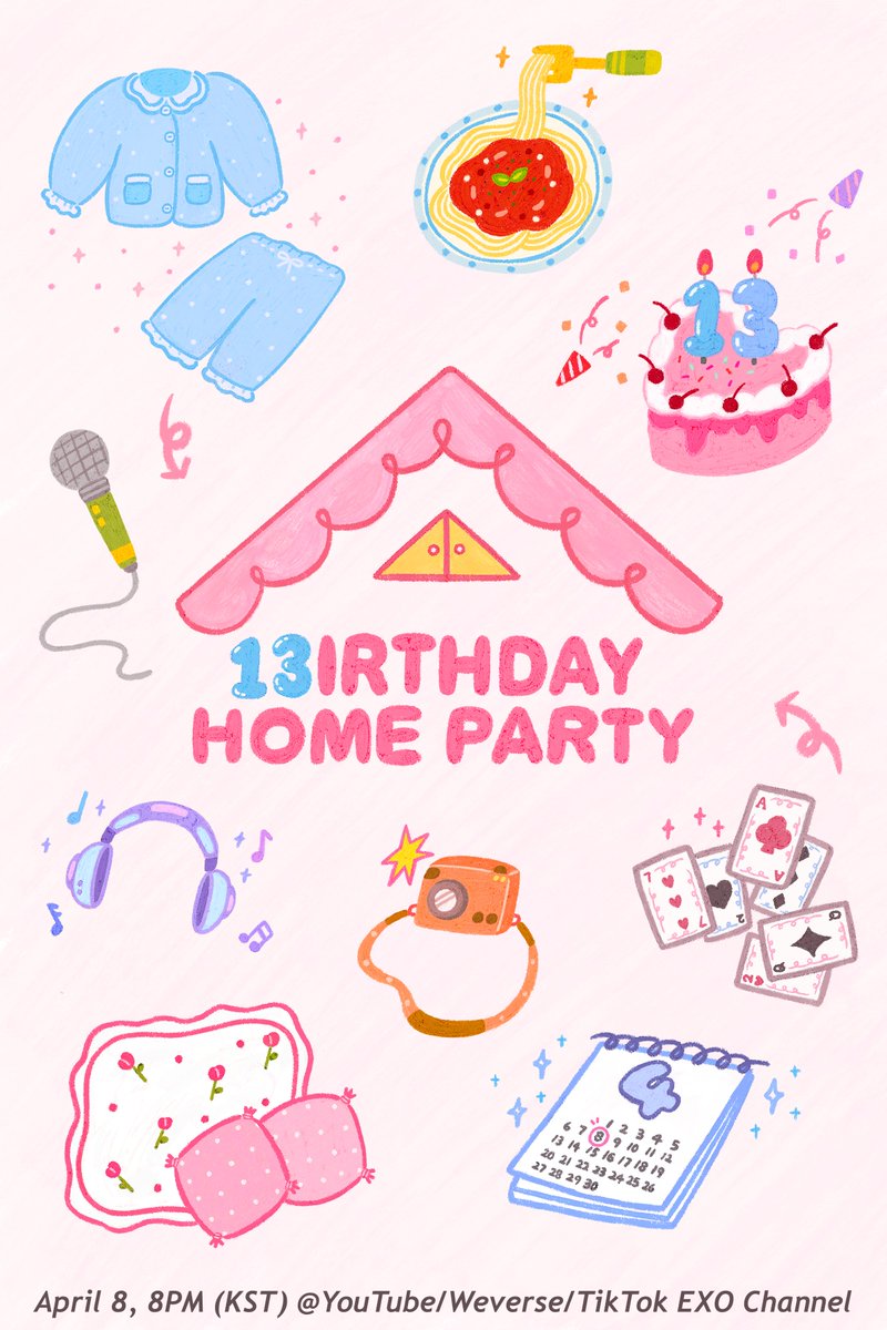 EXO's 13IRTHDAY HOME PARTY: Only 4 Members Show Up?!
