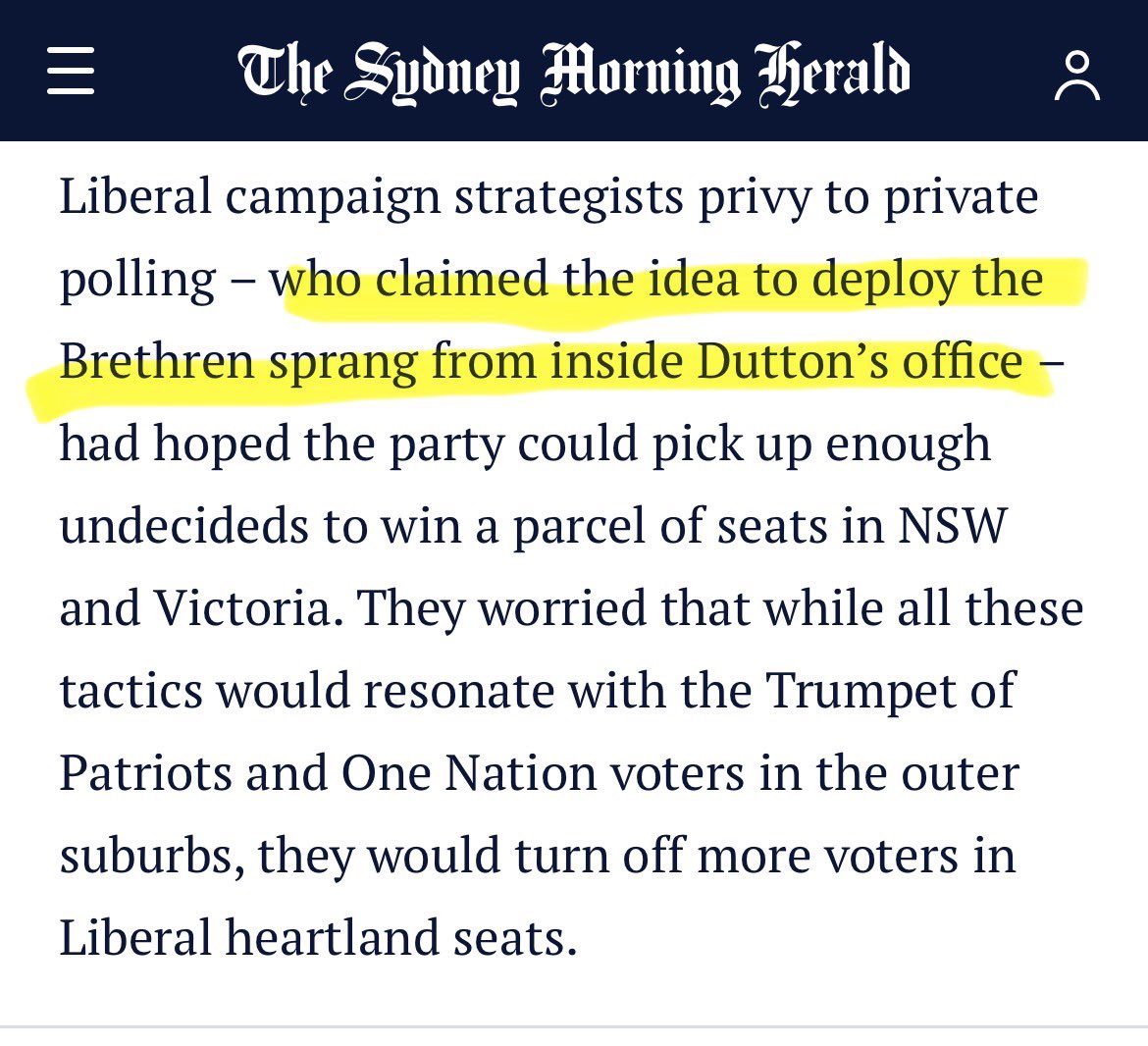 Exclusive Brethren at Polls: Dutton's Office Behind Controversy!