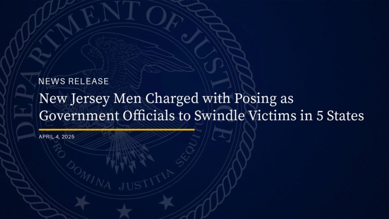 FBI Busts New Jersey Duo Posing as Officials in Massive Scam!