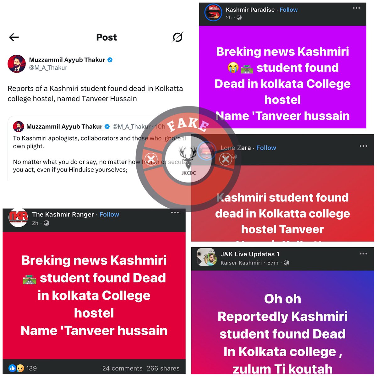 Fake News Alert: Alleged Kashmir Student Death in Kolkata Exposed!