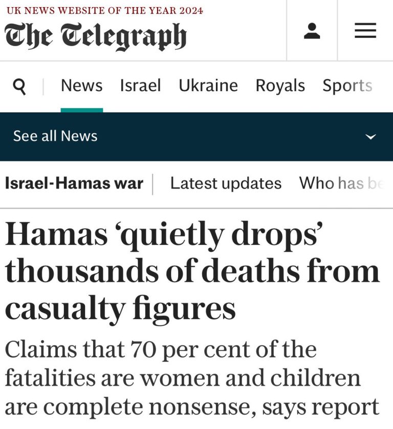 Hamas Death Toll Falsifications: UN and Media Misled Again!