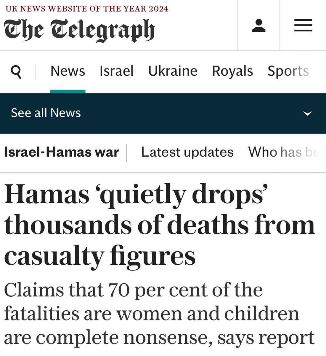 Hamas Death Toll Falsifications: UN and Media Misled Again!