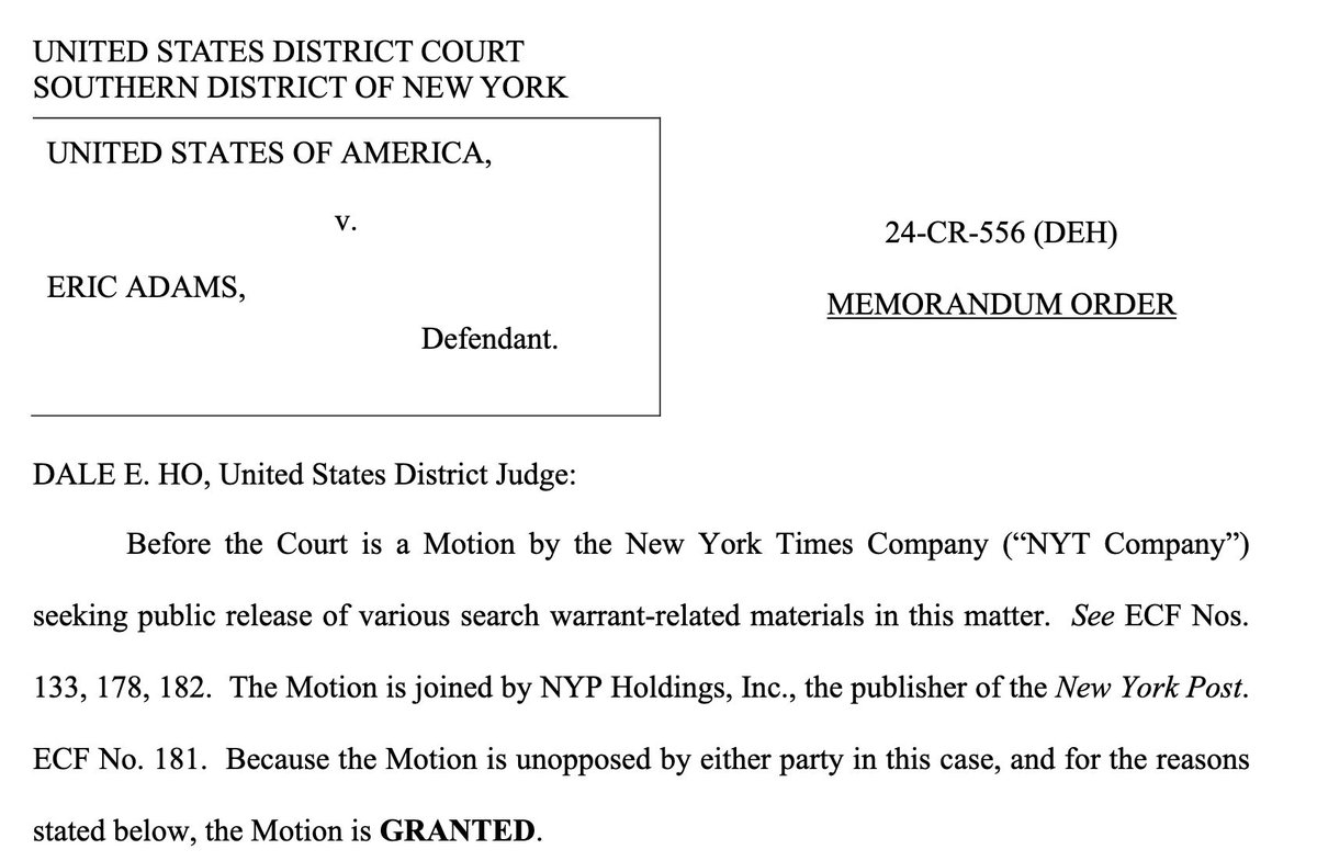 Judge Unseals Controversial Warrant in Adams' Bribery Case!