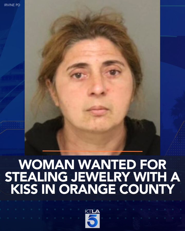 Orange County Woman Steals Jewelry While Kissing Victims!