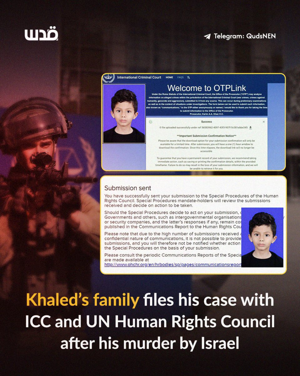 Palestinian Boy's Family Sues Israel Over Alleged Genocide