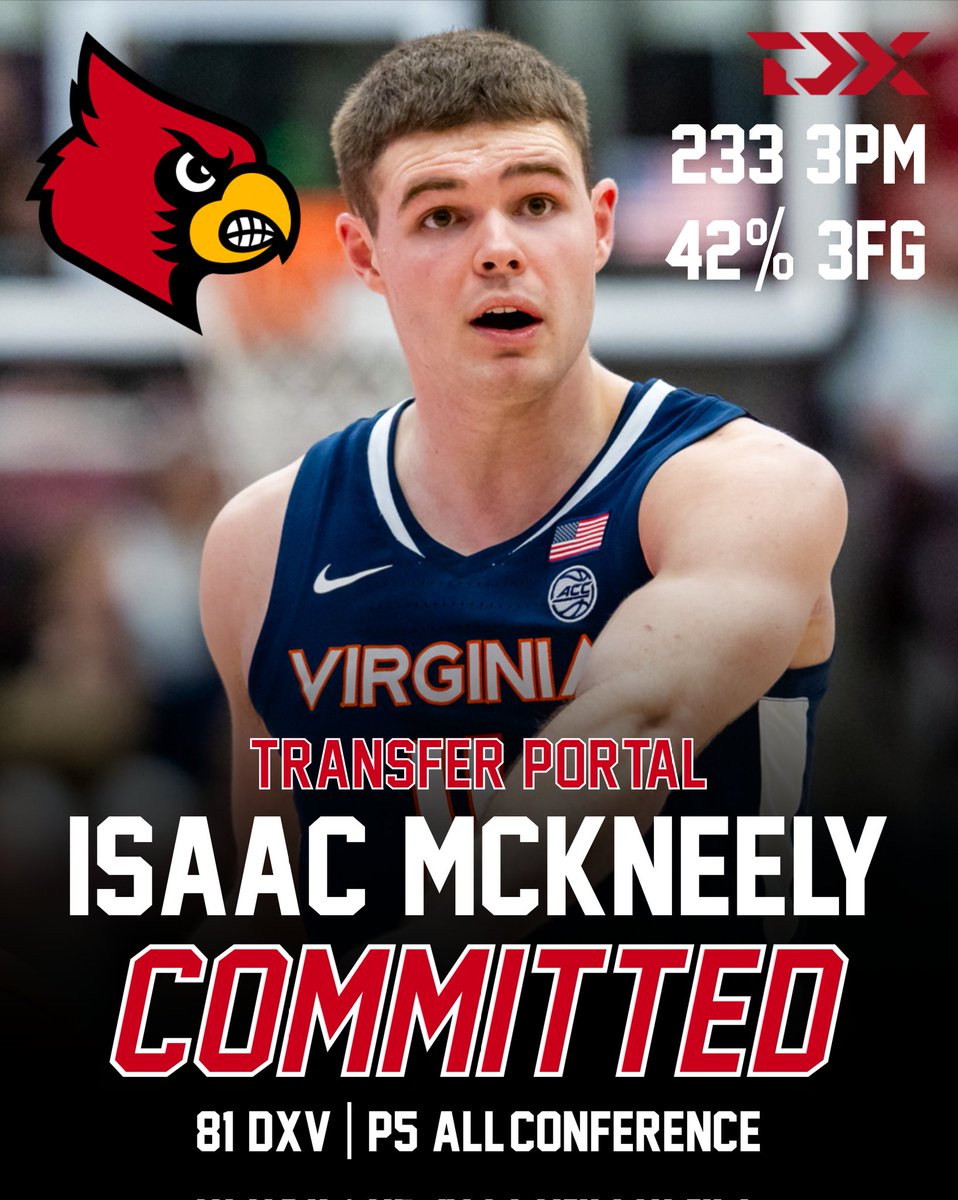 Shocking Move: UVA's Top Shooter McKneely Joins Louisville!