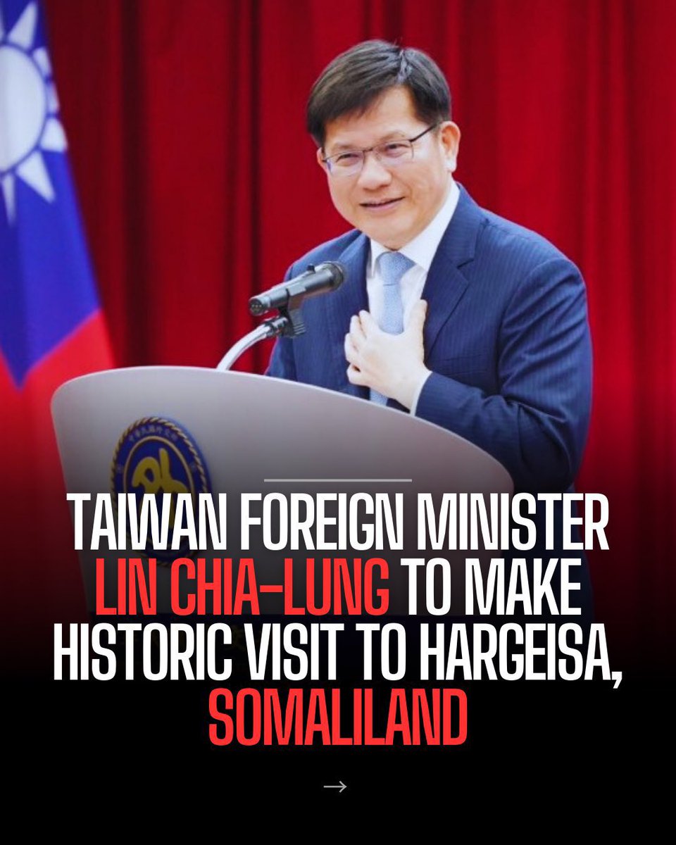 🚨 Taiwan's Minister to Somaliland: Diplomatic Ties or Provocation?