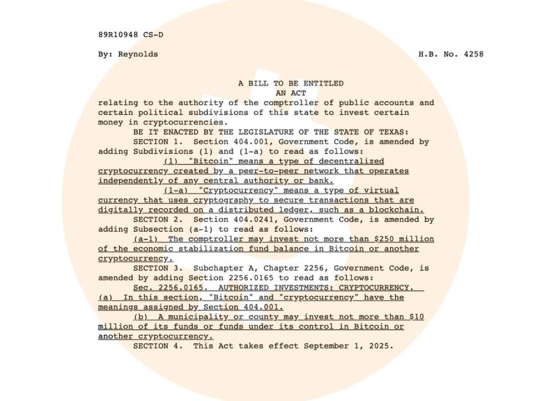 Texas Dems Propose $250M Bitcoin Bill: Bold Move or Reckless Gamble?