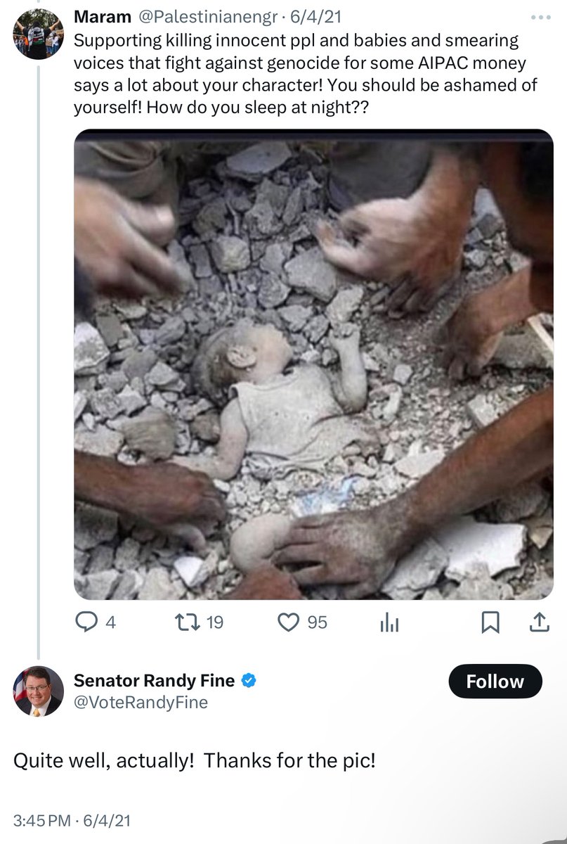 Trump-Backed Senator's Shocking Response to Palestinian Tragedy!