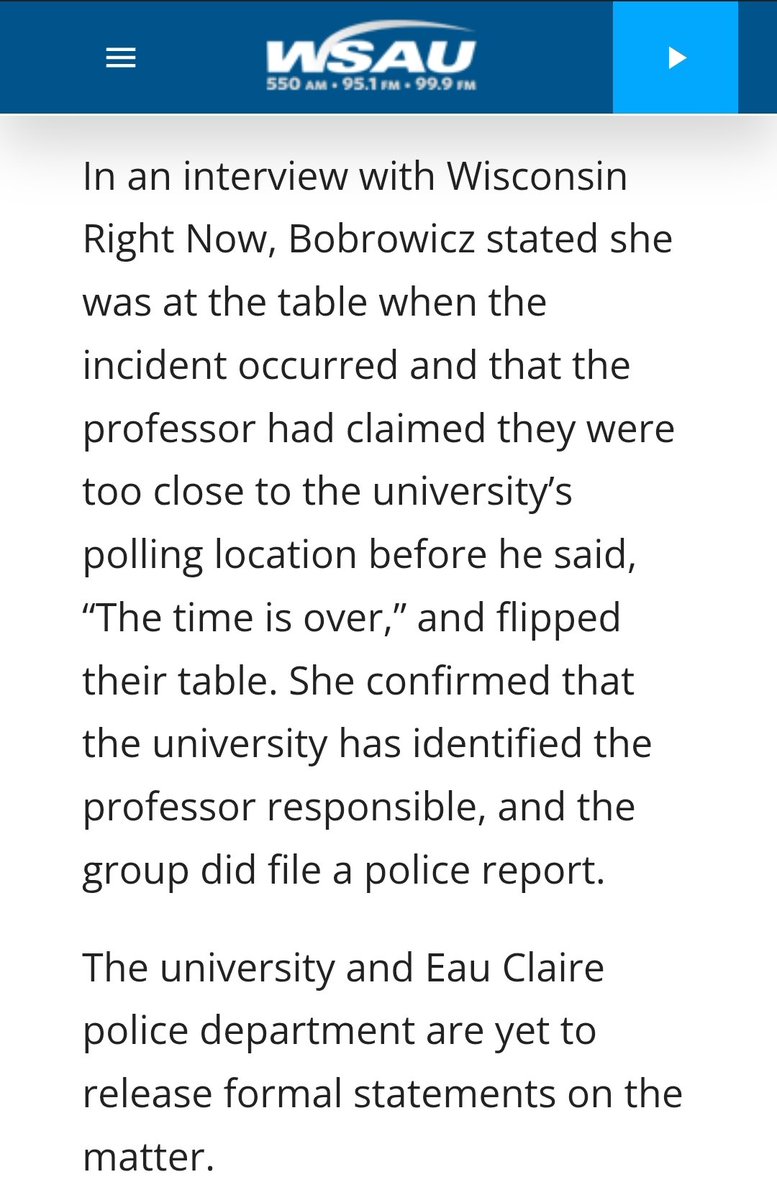 University Scandal: Professor Accused of Polling Location Threat!