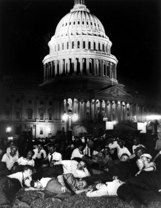 1932: Bonus Army Protests in D.C. Spark Violence and Chaos!