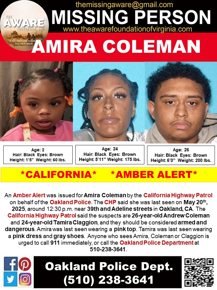Amber Alert: Missing Girl Sparks Outrage in Oakland Community!