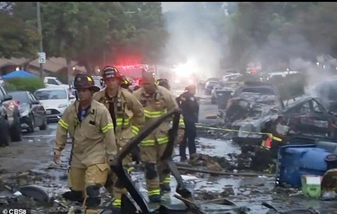 BREAKING: Business Jet Crash in Military Neighborhood Leaves Dead