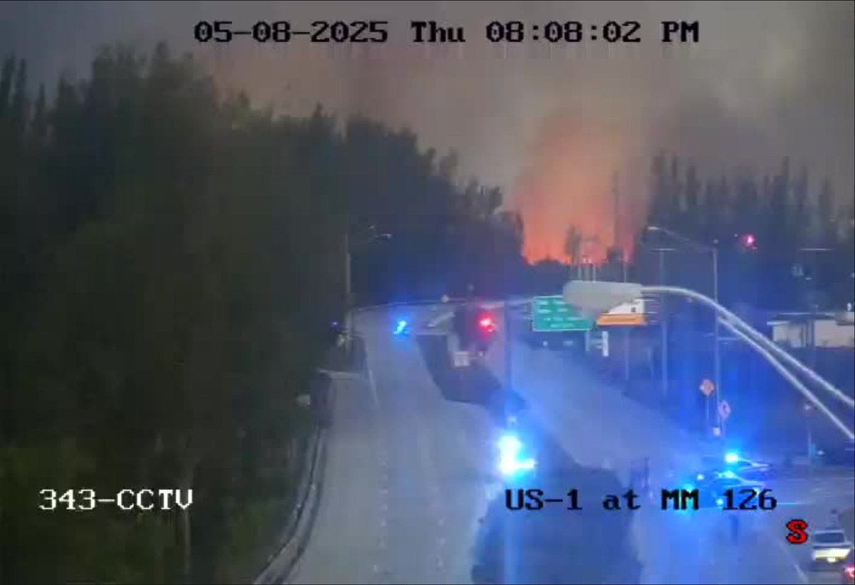 BREAKING: Florida Keys Cut Off as Massive Brush Fire Erupts!
