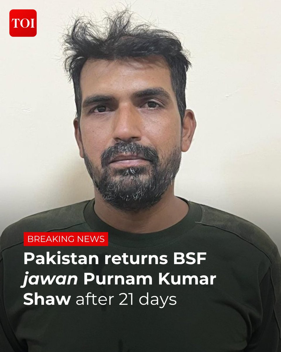 BREAKING: Indian BSF Jawan Released After Months in Pakistan Custody!
