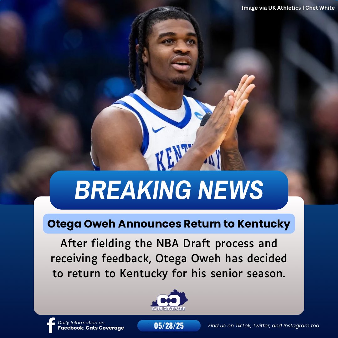 BREAKING: Otega Oweh's Shocking Return Sparks Kentucky Controversy!