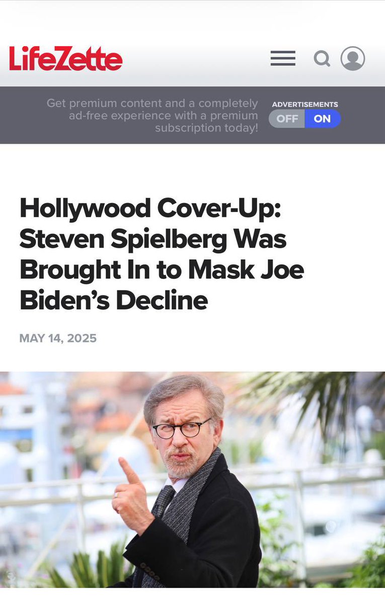 BREAKING: Spielberg Helps Biden Conceal Cognitive Decline!
