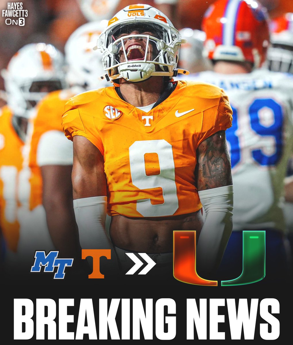 BREAKING: Tennessee's Jakobe Thomas Shocks Fans, Chooses Miami!