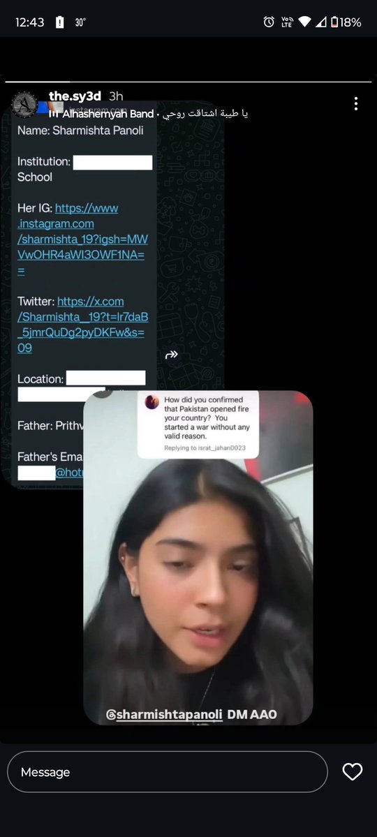 Brave Hindu Girl Faces Death Threats for Defending India Online!