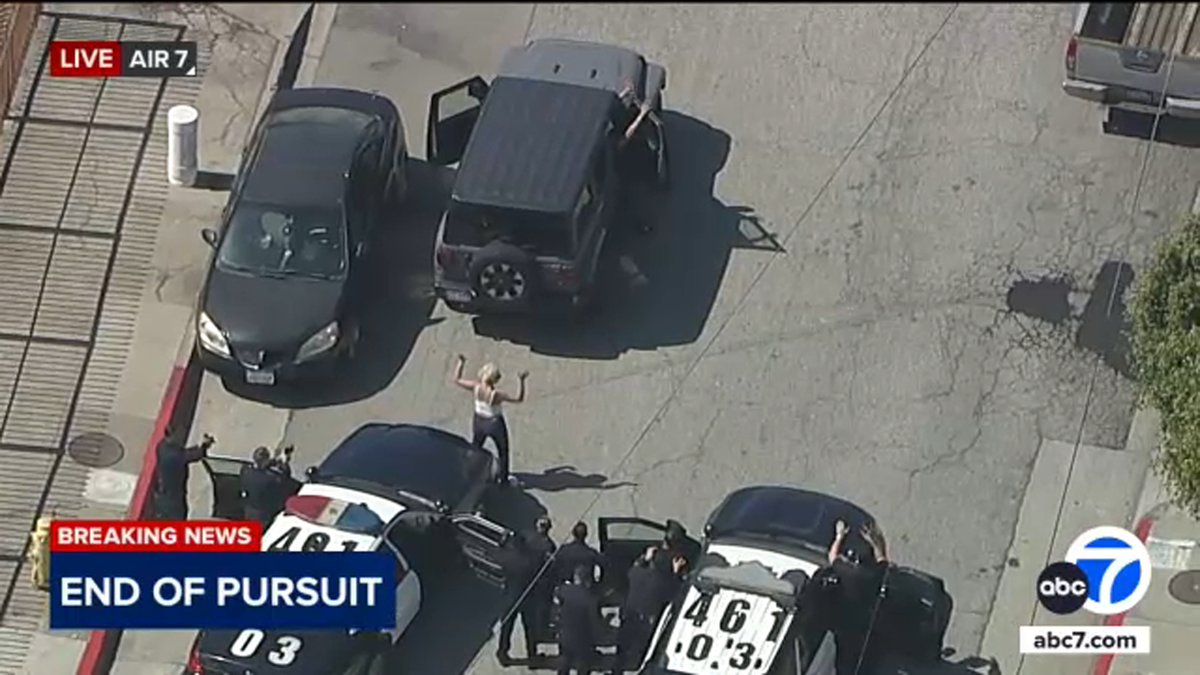 Breaking: Chase Suspect and Passenger Surrender Amid Violence!