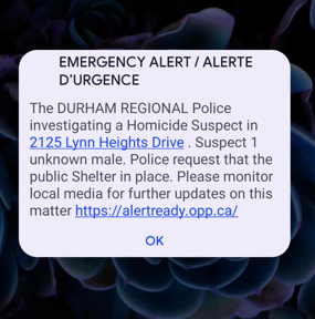 Breaking: Woman Fatally Stabbed, Police Urge Pickering to Hide!