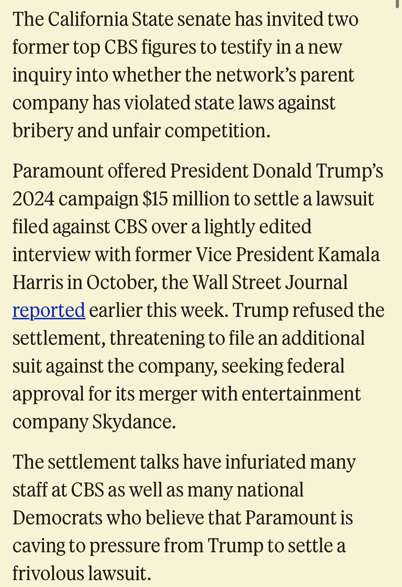 California Investigates Paramount's Trump Settlement—Testimony Required!