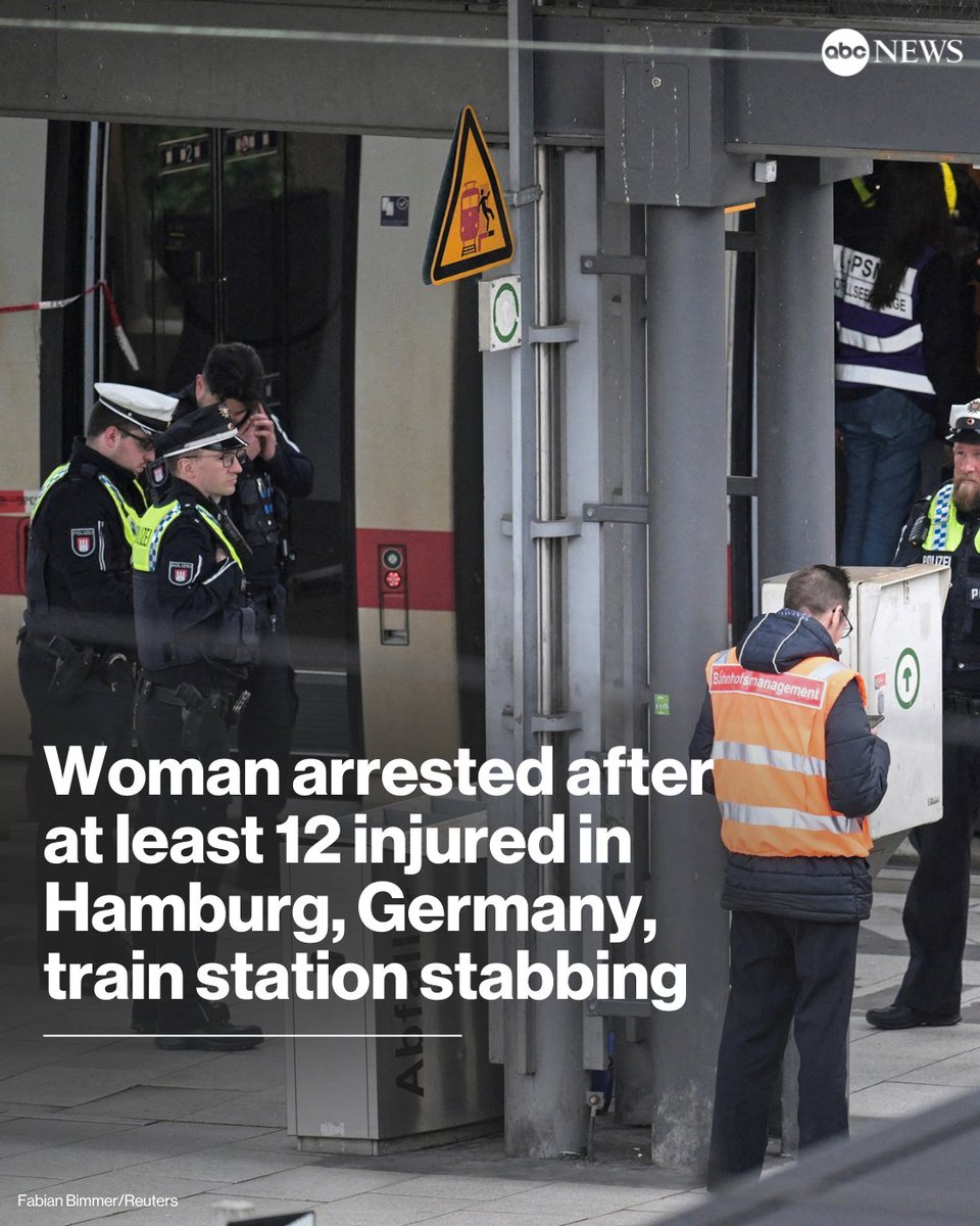 Chaos in Hamburg: Woman Stabs 12 at Train Station, 3 Critical
