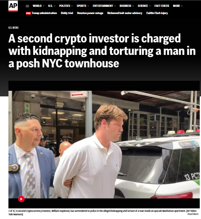 Crypto Chaos: Second Investor Arrested in Manhattan Torture Case!
