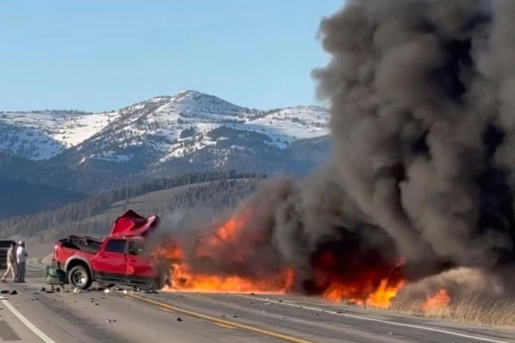 Drunk Driver's Fiery Crash Near Yellowstone Kills 6 Tourists!