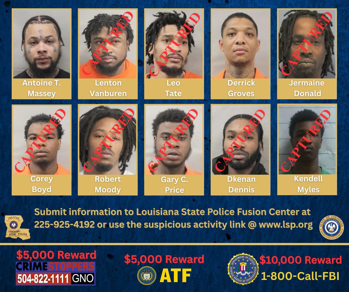 Escaped Convicts: 3 Caught, 2 Still at Large—Public on Edge!