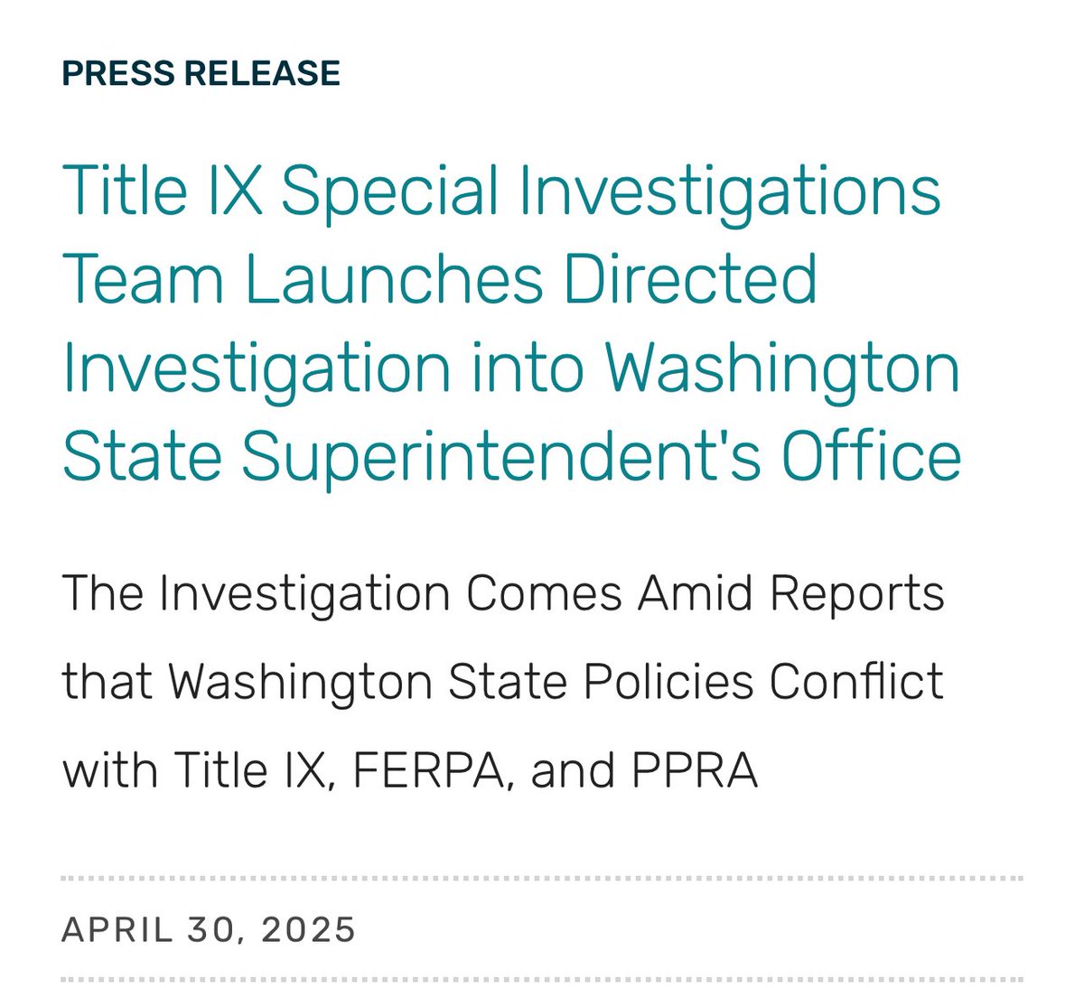 Federal Investigation Shakes Up Washington State's Education System!