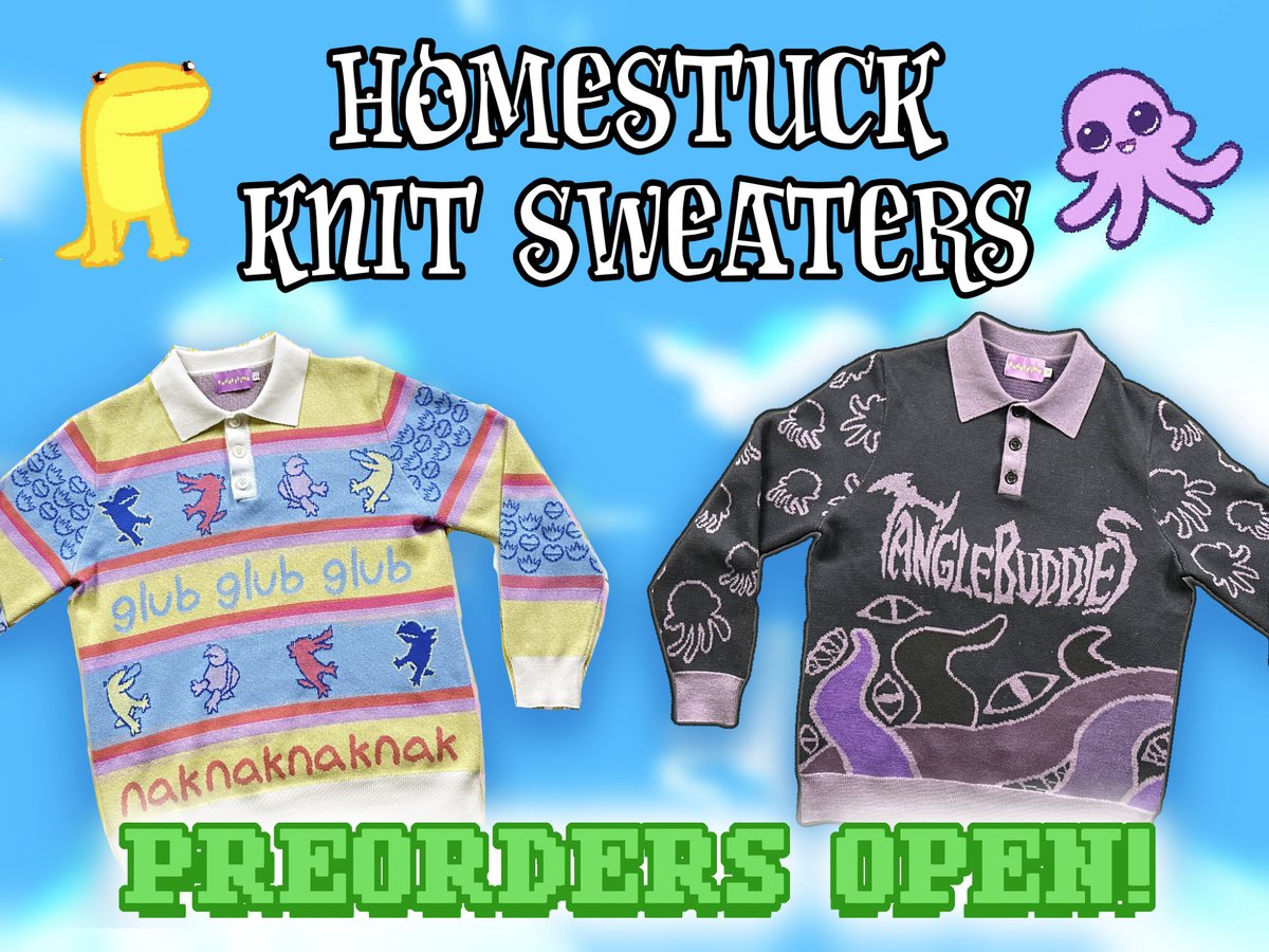 Homestuck Sweaters: Preorders Open for Limited-Time Controversy!