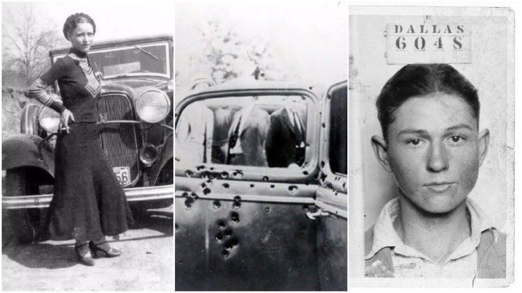 Infamous Bonnie and Clyde Ambushed: Death of Crime’s Sweethearts!