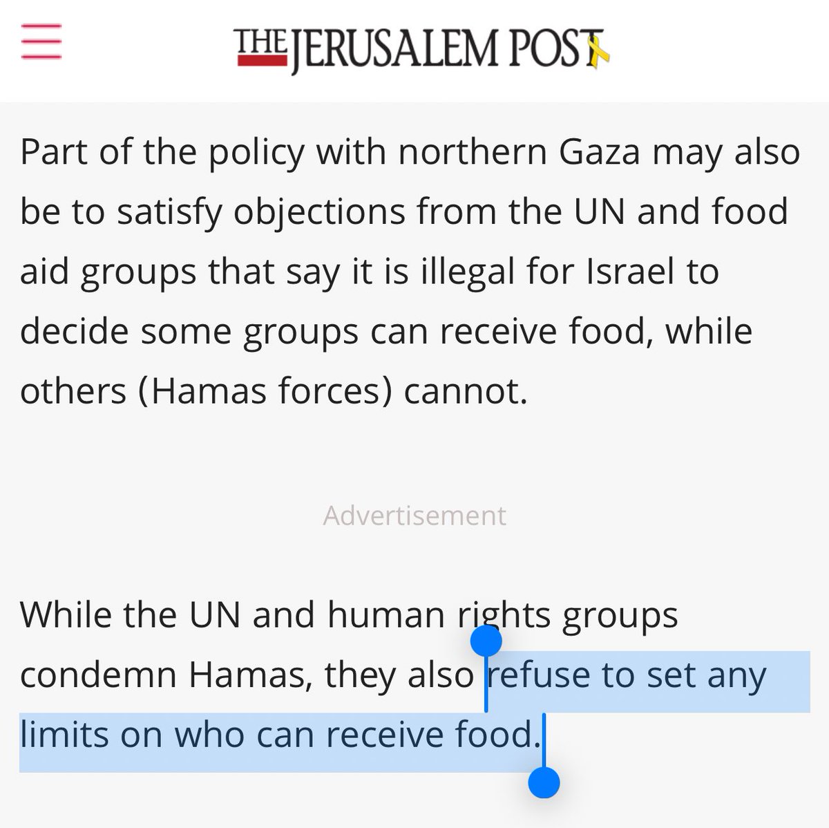 Israel's Shocking New Villain: Food Distribution Liberals!