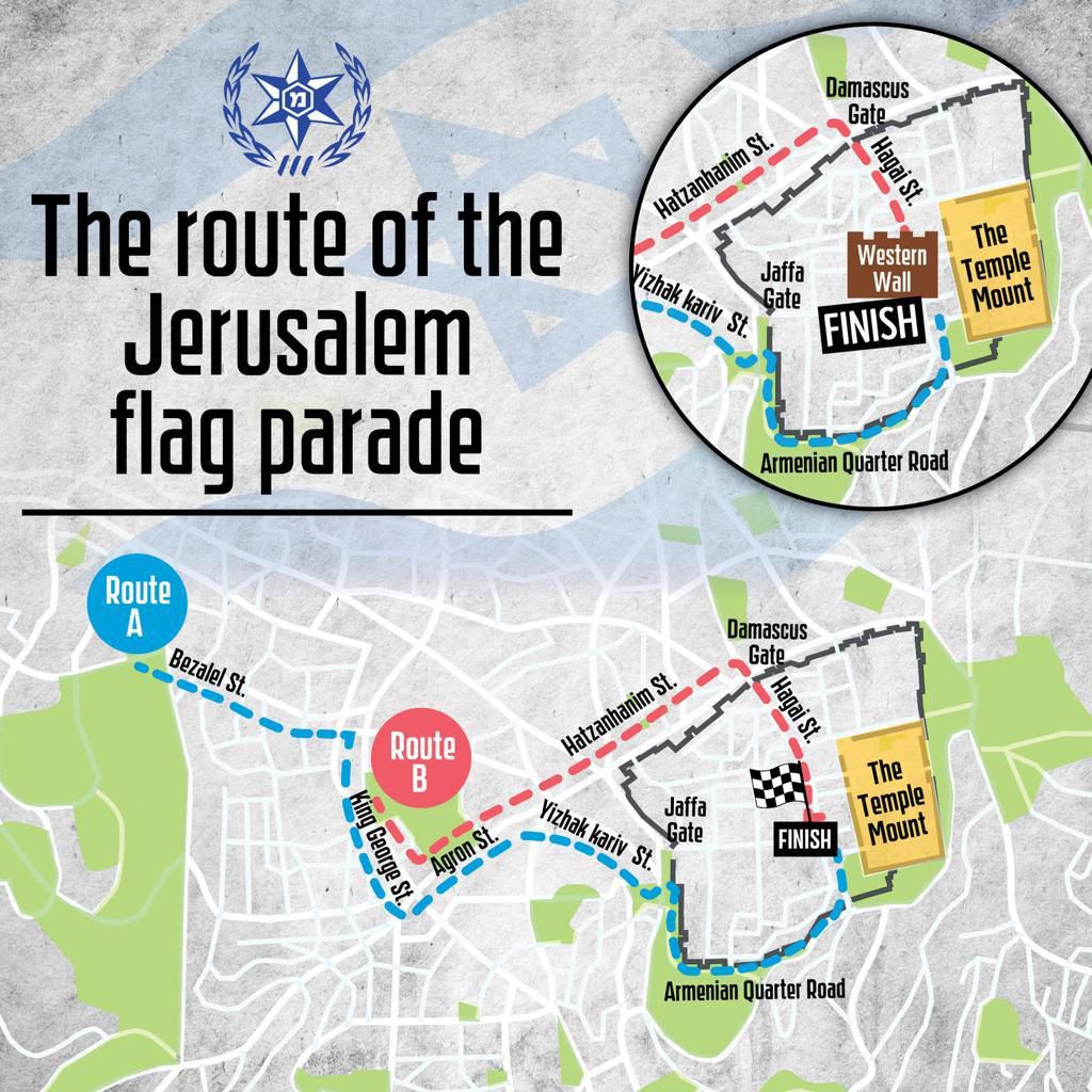 Jerusalem Day 2025: Police Brace for Controversial Flag Parade