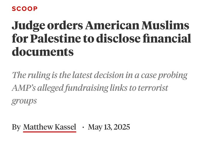 Judge Orders AMP to Reveal Finances Amid Terrorist Ties Probe!
