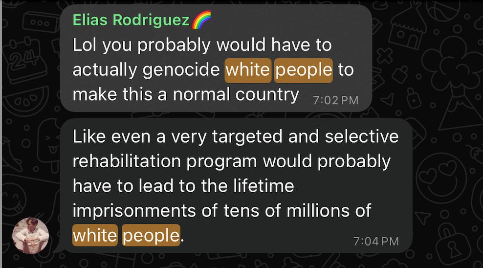LEAKED Chats: Accusations of Deep-Rooted Anti-White Hatred!