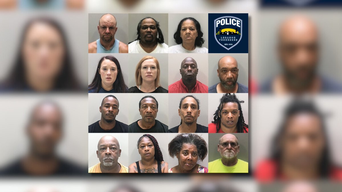 Lebanon PD Shocks Community: 15 Arrested in Massive Drug Bust!
