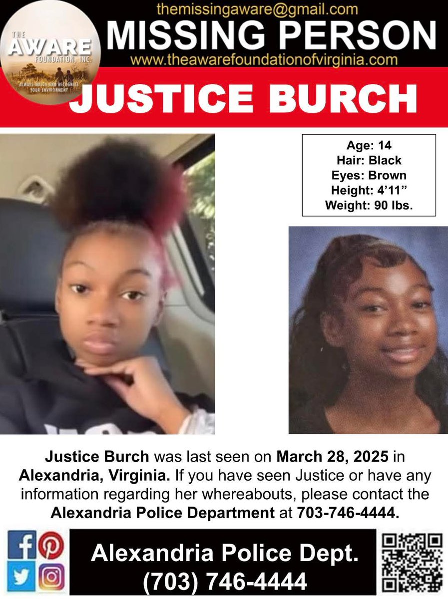 MISSING JUVENILE: Justice Burch Disappears, Community in Shock!