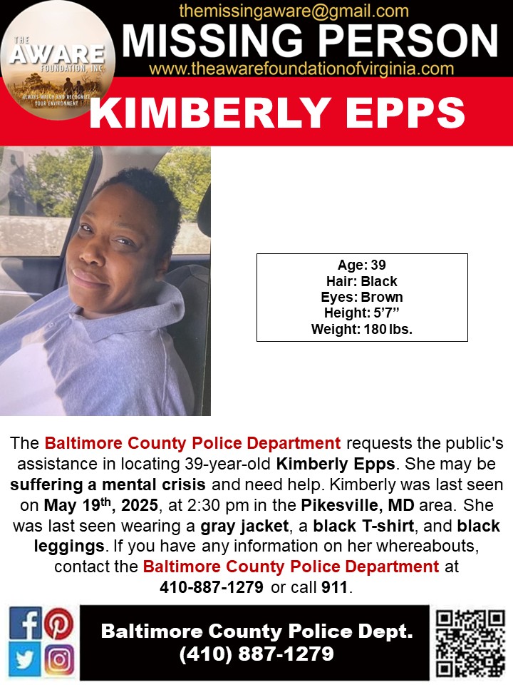 MISSING: Pikesville Woman Vanishes Amid Mental Crisis!