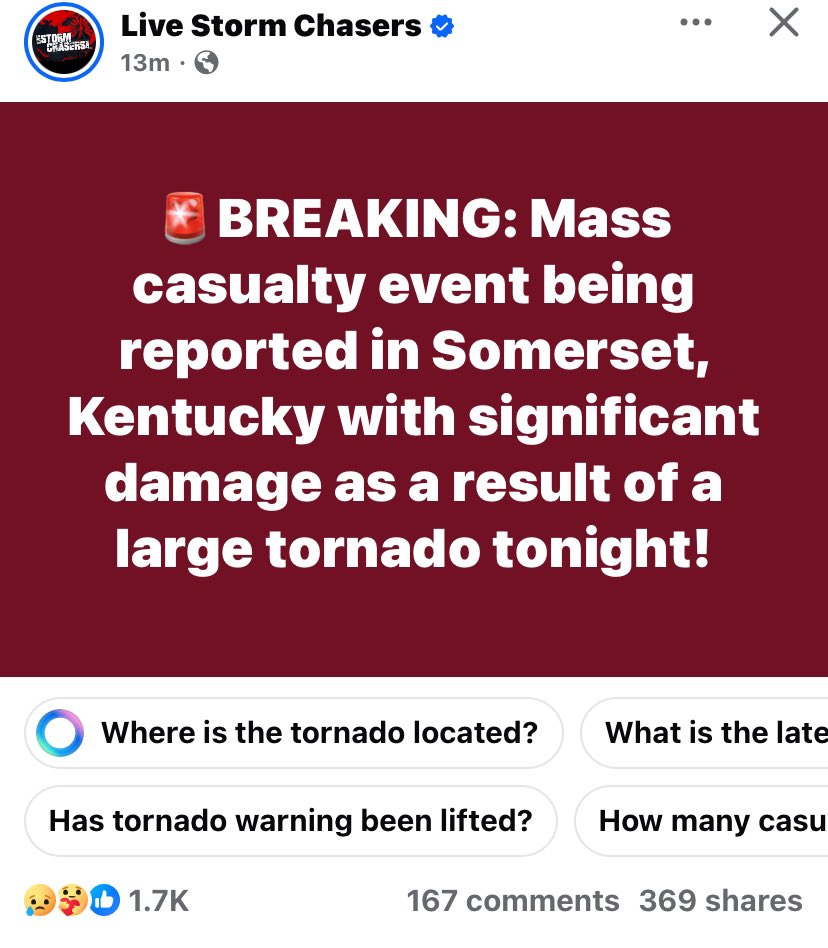 Mass Casualty in Somerset: Tornado Warnings Spark Outrage!