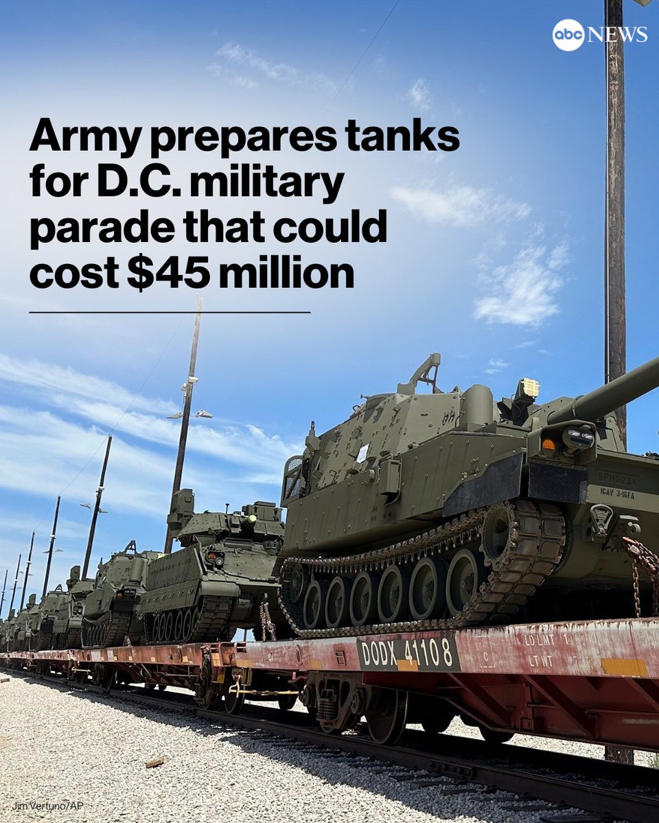 Massive Abrams Tanks to Roll Through D.C. for Army's 250th!