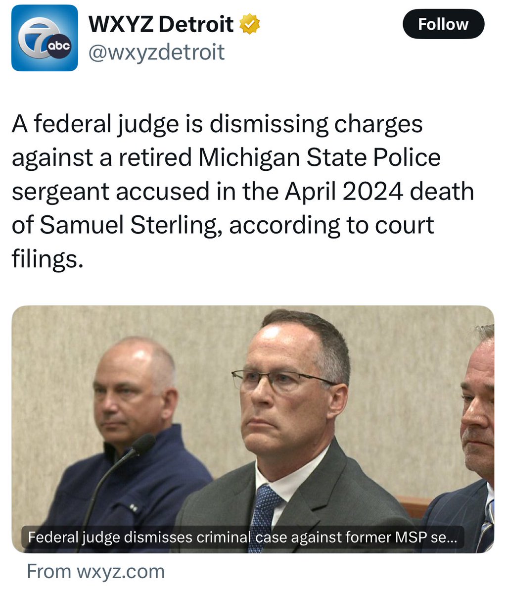 Michigan Drops Charges Against Cops in Fleeing Felon Deaths!