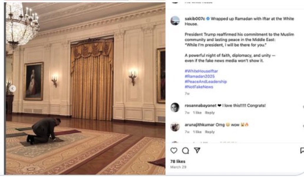 Obama's Legacy: Islamic Prayers in White House, MAGA Silent!