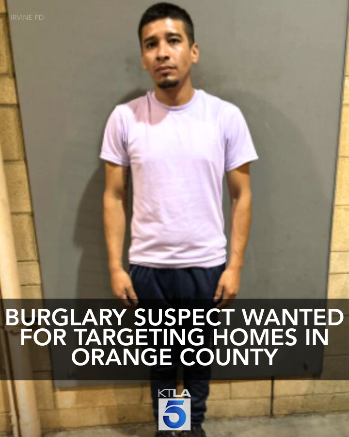 Orange County Homes Under Siege: Burglary Suspect Still at Large!