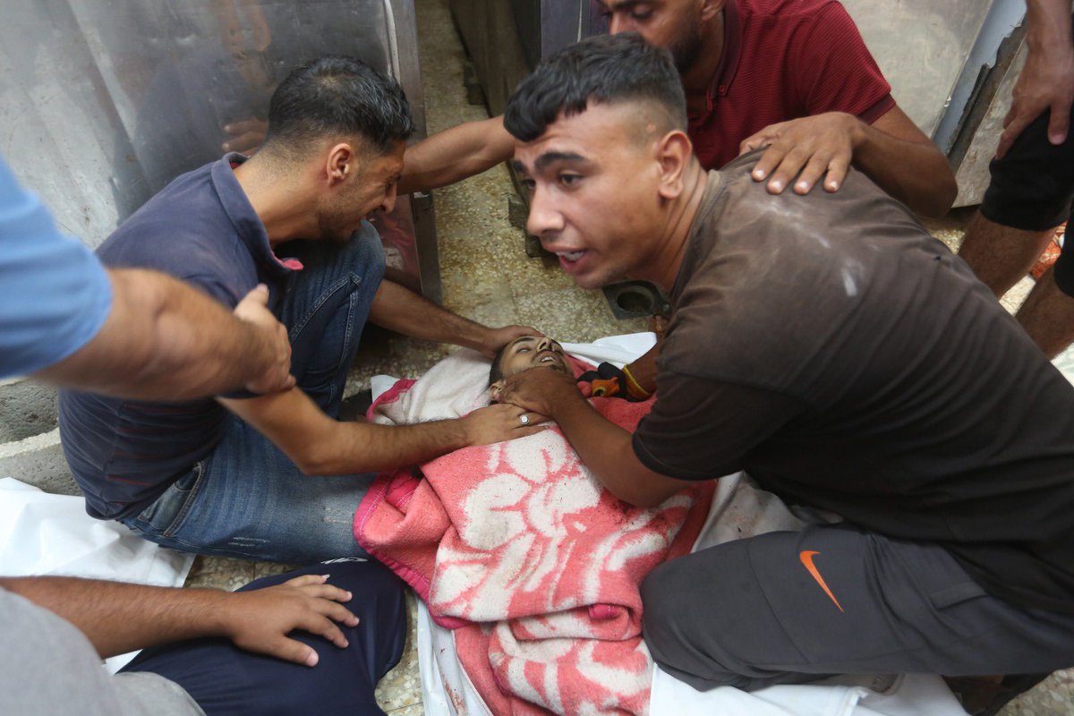 Outrage Erupts: Israeli Bombing Kills 7, Wounds 31 in School  
Tragedy Strikes Al Nuseirat Camp: More Casualties Reported!