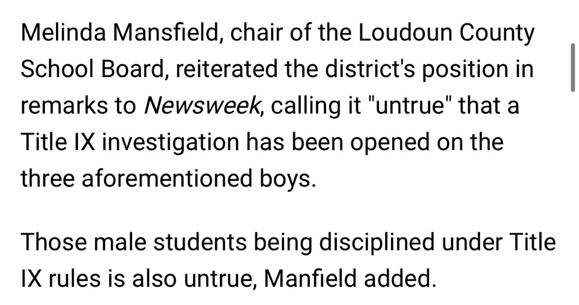School Board Chair Called Liar: Title IX Investigation Denied!